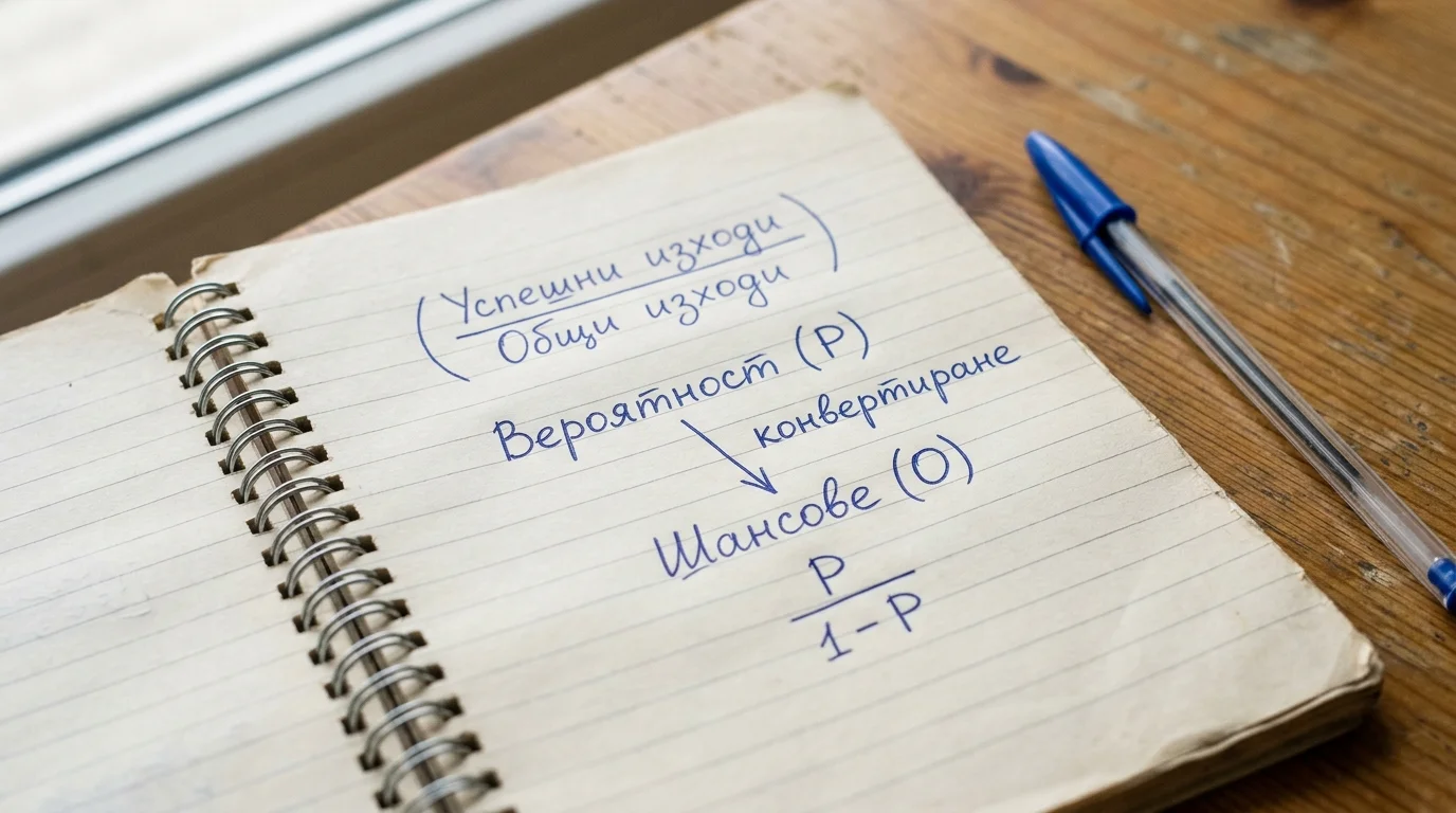 Превод от коефициент към импликирана вероятност
