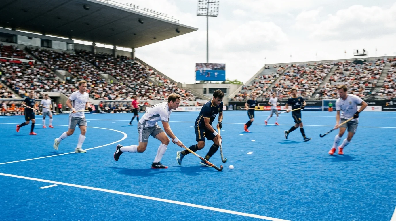 Мъжки мач от FIH Pro League в действие